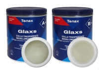 Клей эпоксидный Glaxs A+B (прозрачный густой) 1+0.45 л Tenax